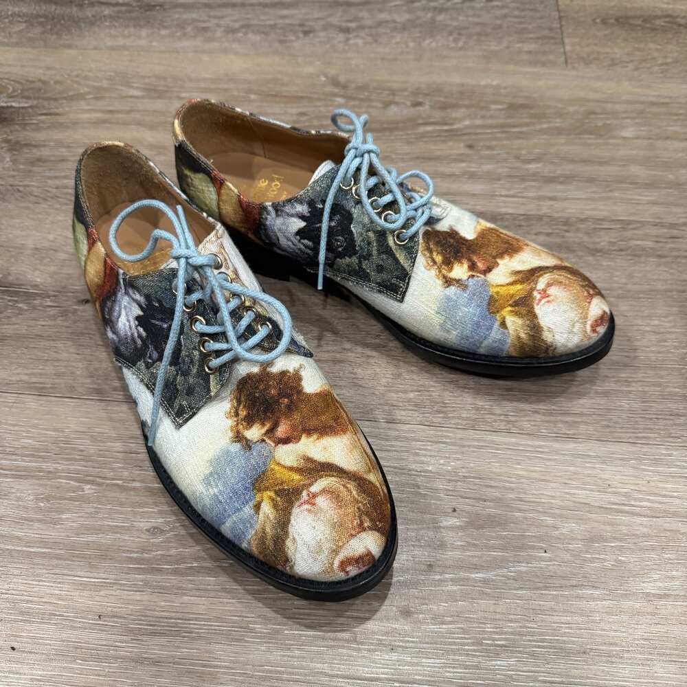 Men's Utility Shoe Shepherdess Print - size 42